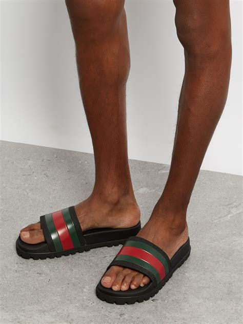 gucci slides black men.